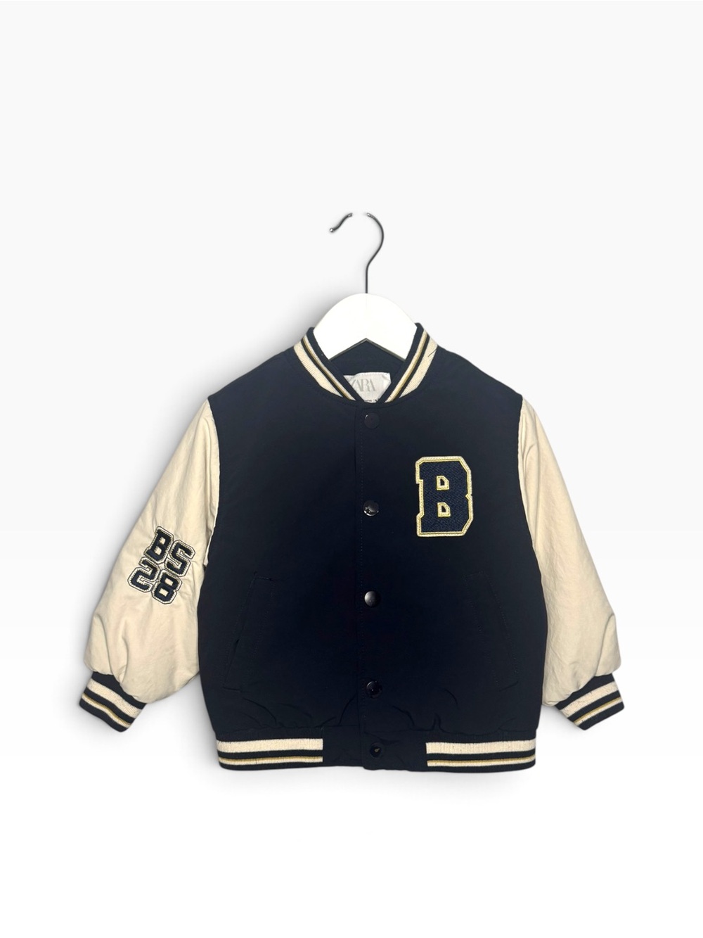 😎 Zara Kids Varsity Bomber Jacket size 18-24M
